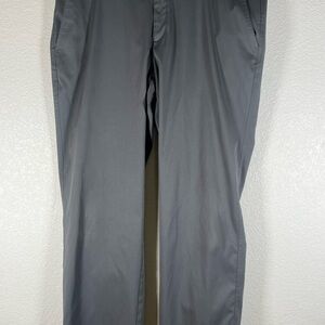 Nike Golf Pants Mens 36x30 Dark Gray DRI-FIT Tour Performance Flat Front Golf